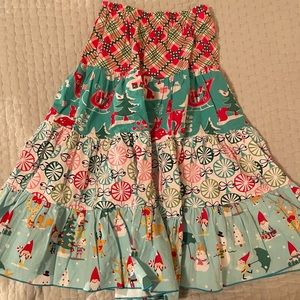 Candy Cane Christmas Skirt Size 10/12